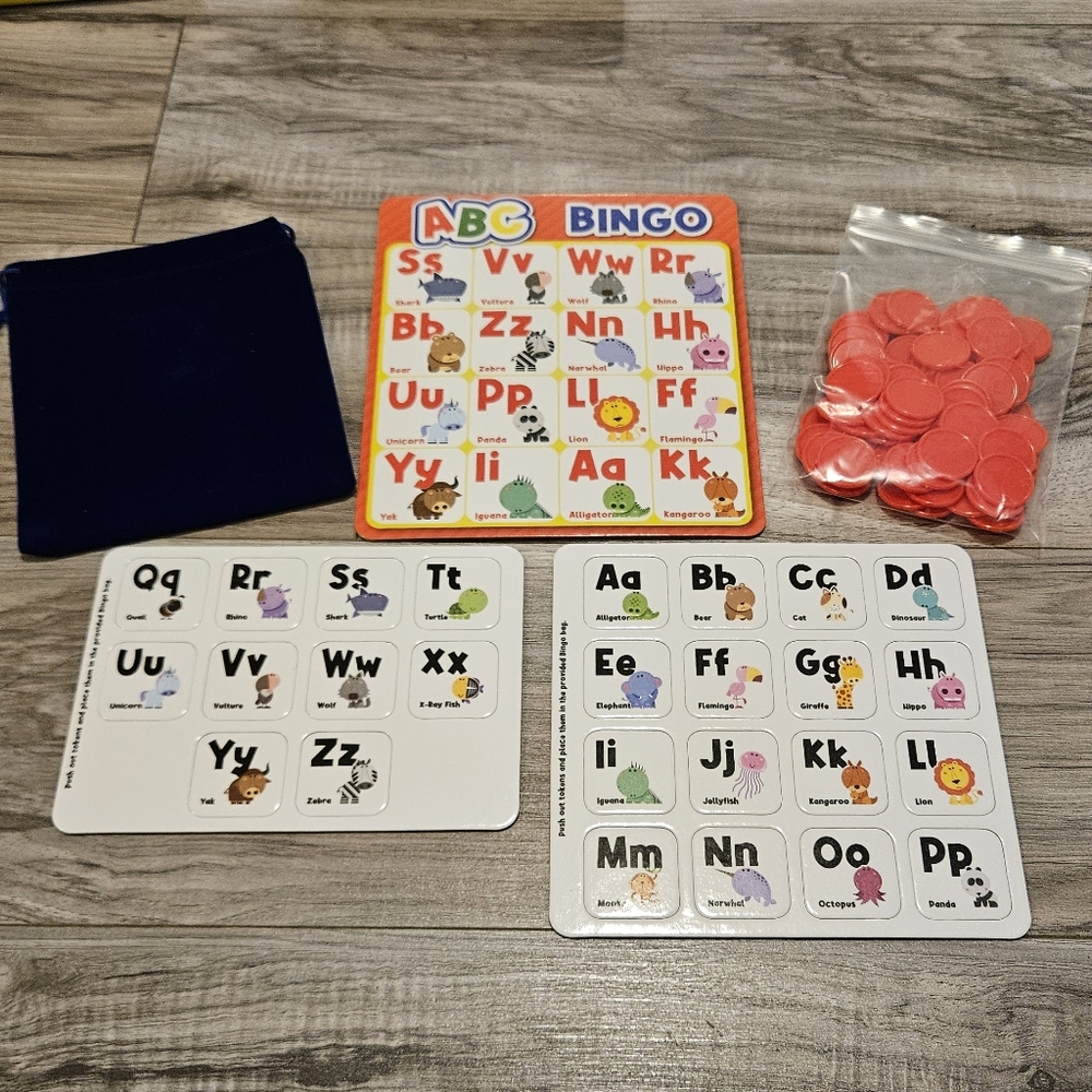 NEW ABC and 123 Bingo Game - Picture 3 of 6